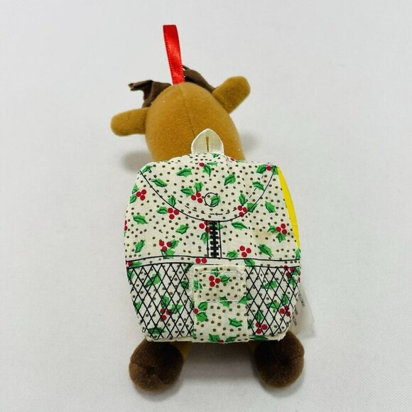 Christmas Little Reindeer Plush Book Mini Picture Bedtime Kid Nursery Storytime - Picture 4 of 12